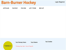 Tablet Screenshot of barn-burner.com